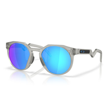 Oakley Occhiali da Sole OO9242 924227 HSTN Grey Ink Opaco Prizm Sapphire Unisex  2