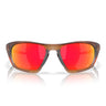 Oakley Sunglasses OO9431 943116 Lateralis x Kylian Mbappé Dark Amber Matte/Prizm Ruby Unisex