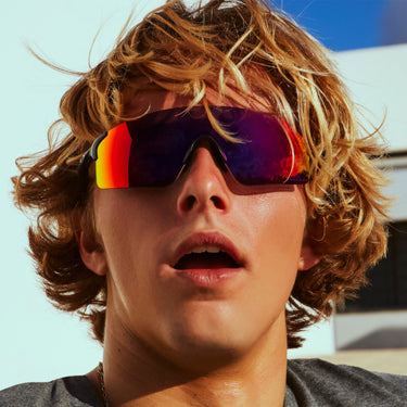 Oakley Gafas de Sol OO9454 945402 Evzero Blades Negro Brillante/Prizm Road Unisex