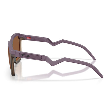 Oakley Occhiali da Sole OO9533 953311 HSTN SQ Melanzana Opaco/Prizm Tungsten Unisex Polarizzati
