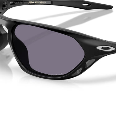 Oakley Occhiali da Sole OO9537 953701 Cage Jacket Nero Opaco Prizm Grey Unisex  5