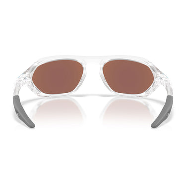 Oakley Occhiali da Sole OO9537 953702 Cage Jacket Trasparente Opaco Prizm Deep Water Unisex Polarizzati 6