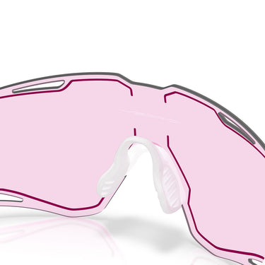 Oakley Occhiali da Sole OO9538D 953806 Cybr Lightning Bianco Prizm Low Light Unisex 7