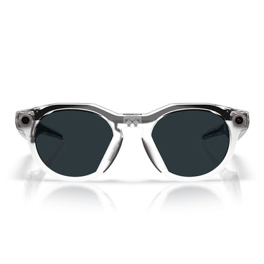 Oakley Occhiali da Vista OW8002 800205 Meta HSTN Trasparente Trasparente Grigio Unisex Fotocromatici
