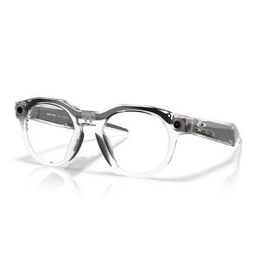 Oakley Occhiali da Vista OW8002 800205 Meta HSTN Trasparente Trasparente Grigio Unisex Fotocromatici 3