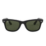 Ray-Ban Sonnenbrille RB2140 901 Wayfarer Classic Original Schwarz-Grün G-15 Unisex