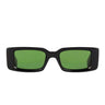 Off-White Occhiali da Sole OERI127 1055 Arthur Nero/Verde Unisex