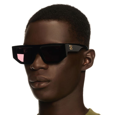 Off-White Gafas de Sol OERI13F 11028 Vancouver Negro/Burdeos Unisex 3
