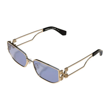 Off-White Occhiali da Sole OW1027 7645 Allen Oro/Blu Unisex 1