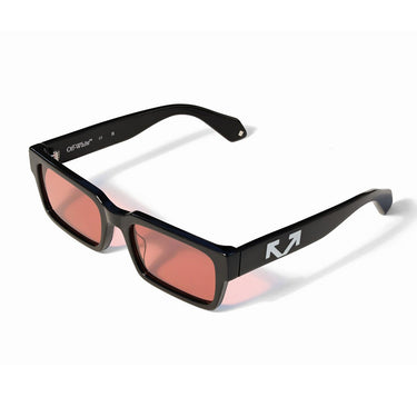 Off-White Occhiali da Sole OW1032 1025 Huntington Nero Rosso Unisex 1