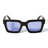 Off-White Occhiali da Vista OW9000 1045 Nero/Trasparente Con Clip Blu Unisex