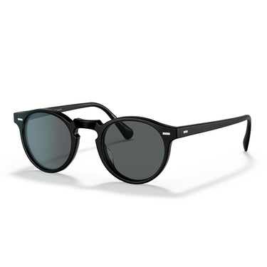 Oliver Peoples Occhiali da Sole OV5217S 1031P2 Gregory Peck Nero Semi Matte Grigio Scuro Unisex Polarizzati  2