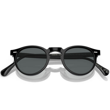 Oliver Peoples Occhiali da Sole OV5217S 1031P2 Gregory Peck Nero Semi Matte Grigio Scuro Unisex Polarizzati  6