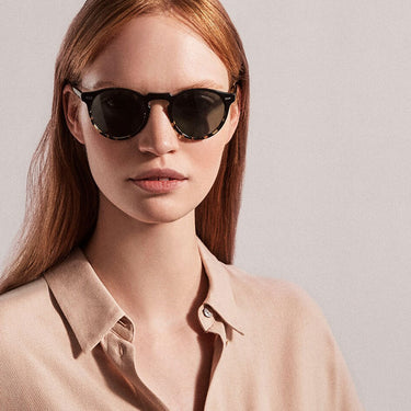 Oliver Peoples Occhiali da Sole OV5217S 1483R8 Gregory Peck LBR Semi Opaco/Blu Unisex Fotocromatici