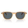 Oliver Peoples Occhiali da Sole OV5598SU 1779R5 Emryn Semi Matte Gold Wood/Blu Unisex