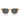 Oliver Peoples Occhiali da Sole OV5598SU 1779R5 Emryn Semi Matte Gold Wood/Blu Unisex