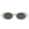 Palm Angels Sunglasses PERI051 0107 Gilroy White/Dark Grey Unisex