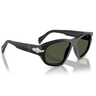 Persol Lunettes de Soleil PO0050S 95/31 Noir/Vert Unisexe 5