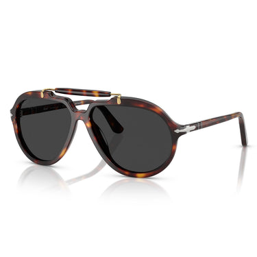 Persol Occhiali da Sole PO0202S 24/48 X Netflix Serie Senna Havana/Nero Unisex Polarizzati 1