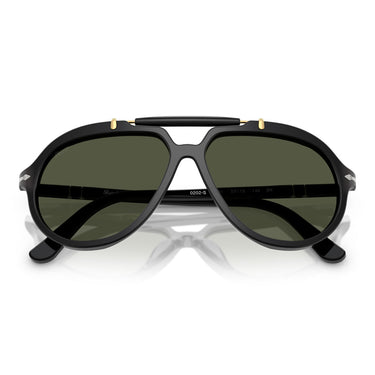 Persol Occhiali da Sole PO0202S 95-31 X Netflix Serie Sienna Nero-Verde Unisex 6
