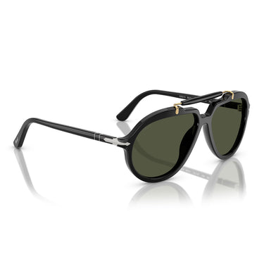Persol Occhiali da Sole PO0202S 95-31 X Netflix Serie Sienna Nero-Verde Unisex 5