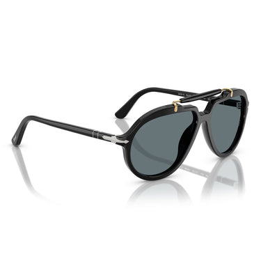 Persol Occhiali da Sole PO0202S 95/3R X Netflix Serie Senna Nero/Blu Unisex 4