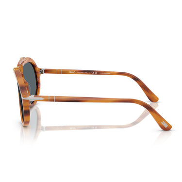 Persol Occhiali da Sole PO0202S 960/R5 X Netflix Serie Senna Marrone/Blu Unisex 3