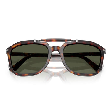 Persol Occhiali da Sole PO0203S 24/31 Senna Havana/Verde Unisex Polarizzati 6