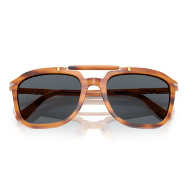Persol Occhiali da Sole PO0203S 960-R5 Senna Marrone-Blu Unisex 4
