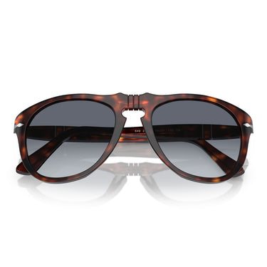 Persol Sonnenbrille PO0649 24/86 Havana/Blau Sfumato Unisex 4