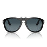 Persol Occhiali da Sole PO0649 95/S3 Nero/Blu Sfumato Unisex Polarizzati