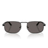 Persol Occhiali da Sole PO1027S 1078B1 Nero Semi Lucido/Grigio Scuro Unisex