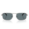 Persol Occhiali da Sole PO1027S 513/3R Gunmetal/Blu Scuro Unisex Polarizzati