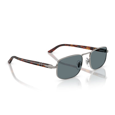 Persol Occhiali da Sole PO1027S 513/3R Gunmetal/Blu Scuro Unisex Polarizzati 4