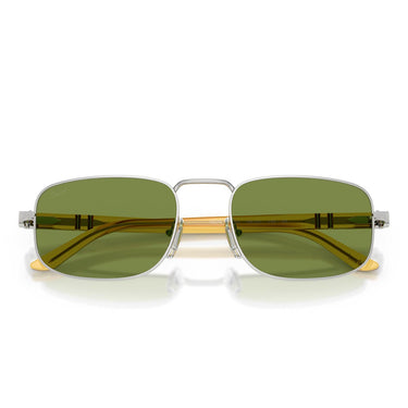 Persol Occhiali da Sole PO1027S 518/4E Argento/Verde Unisex 5