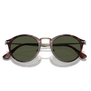 Persol Occhiali da Sole PO3166S 24-31 Havana-Verde Unisex 4