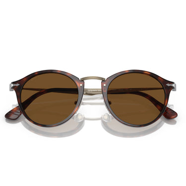 Persol Gafas de Sol PO3166S 24 57 Havana Marrón Unisex Polarizadas 4