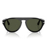 Persol Sunglasses PO3370S 95/31 Black/Green Unisex