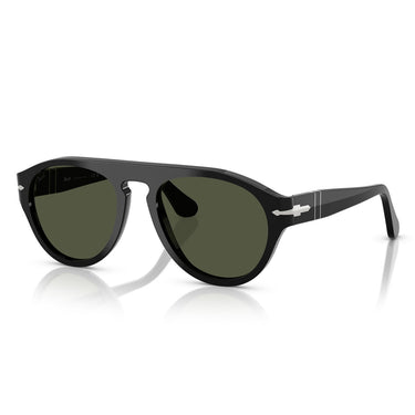 Persol Lunettes de Soleil PO3370S 95/31 Noir/Vert Unisexe 2