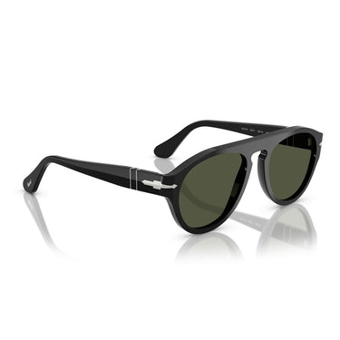Persol Lunettes de Soleil PO3370S 95/31 Noir/Vert Unisexe 5