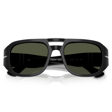 Persol Occhiali da Sole PO3373S 95/31 Vincent Nero/Verde Unisex 6