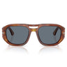 Persol Sunglasses PO3373S 96/56 Vincent Terra Di Siena/Blue Unisex