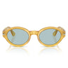 Persol Occhiali da Sole PO3378S 204/56 Loris Miele/Blu Vintage Unisex