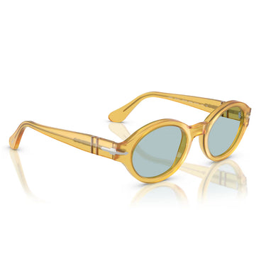 Persol Occhiali da Sole PO3378S 204/56 Loris Miele/Blu Vintage Unisex 5