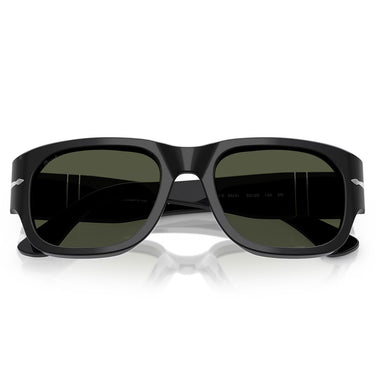 Persol Gafas de Sol PO3380S 95/31 Negro/Verde Unisex