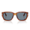 Persol Sunglasses PO3380S 96/56 Terra Di Siena/Blue Unisex
