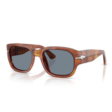 Persol Occhiali da Sole PO3380S 96/56 Terra Di Siena/Azzurro Unisex 1