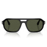 Persol Occhiali da Sole PO3393S 95 31 Guido Nero Verde Unisex 