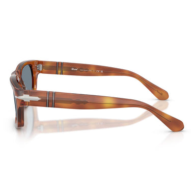 Persol Occhiali da Sole PO3398S 96/56 Terra di Siena/Azzurro Unisex 2