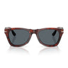 Persol Occhiali da Sole PO8001S 1242R5 Marrone Rosso Blu Unisex  